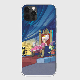Чехол для iPhone 12 Pro с принтом Disenchantment в Новосибирске, силикон | область печати: задняя сторона чехла, без боковых панелей | bean | disenchantment | elfo | futurama | mattgroening | netflix | princess | simpsons | бин | люси | мэтгроунинг | разочарование | симпсоны | элфо