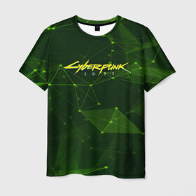 Мужская футболка 3D с принтом CYBERPUNK 2077 в Новосибирске, 100% полиэфир | прямой крой, круглый вырез горловины, длина до линии бедер | cd projekt red | cyberpunk | cyberpunk 2077 | e3 | ps4 | rpg | v | xbox | будущее | киберпанк | киберпанк 2077 | от создателей ведьмака | рпг