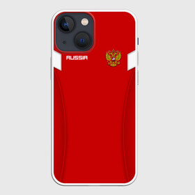 Чехол для iPhone 13 mini с принтом Сборная России в Новосибирске,  |  | championship | cup | football | russia | russian | team | world | россия | сборная россии | форма | футбол | чемпионат мира | чм