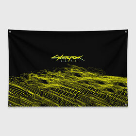 Флаг-баннер с принтом Cyber Punk 2077 в Новосибирске, 100% полиэстер | размер 67 х 109 см, плотность ткани — 95 г/м2; по краям флага есть четыре люверса для крепления | cd projekt red | cyberpunk | cyberpunk 2077 | e3 | ps4 | rpg | v | xbox | будущее | киберпанк | киберпанк 2077 | от создателей ведьмака | рпг