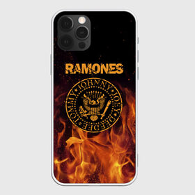 Чехол для iPhone 12 Pro Max с принтом Ramones в Новосибирске, Силикон |  | Тематика изображения на принте: ramones | джонни | джоуи | ди ди томми | рамон | рамонес | рамоун | рамоунз | рамоунс | рок группа