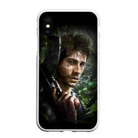 Чехол для iPhone XS Max матовый с принтом Far Cry 3 в Новосибирске, Силикон | Область печати: задняя сторона чехла, без боковых панелей | 3d | action | fire | rpg | truck | огонь | оружия | открытый  мир | пистолет | фар край