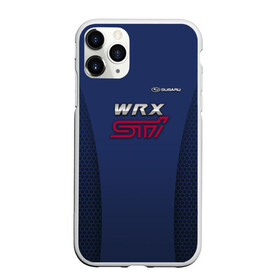 Чехол для iPhone 11 Pro матовый с принтом SUBARU WRX STI в Новосибирске, Силикон |  | impreza | sport car | sti | subaru | wrx | авто | логотип | синяя | субарик | субару