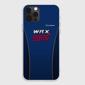 Чехол для iPhone 12 Pro Max с принтом Субару WRX STI Pro Sport в Новосибирске, Силикон |  | Тематика изображения на принте: subaru | марка | машины | субару