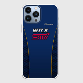 Чехол для iPhone 13 Pro Max с принтом Субару WRX STI Pro Sport в Новосибирске,  |  | Тематика изображения на принте: subaru | марка | машины | субару