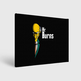 Холст прямоугольный с принтом Mr. Burns (Simpsons) в Новосибирске, 100% ПВХ |  | burns | mr | mr. burns | simpsons | мистер бернс | симпсоны