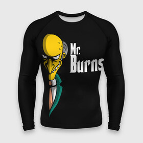 Мужской рашгард 3D с принтом Mr. Burns (Simpsons) в Новосибирске,  |  | Тематика изображения на принте: burns | mr | mr. burns | simpsons | мистер бернс | симпсоны