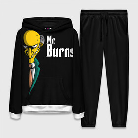 Женский костюм 3D (с толстовкой) с принтом Mr. Burns (Simpsons) в Новосибирске,  |  | burns | mr | mr. burns | simpsons | мистер бернс | симпсоны