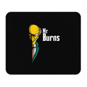 Коврик для мышки прямоугольный с принтом Mr. Burns (Simpsons) в Новосибирске, натуральный каучук | размер 230 х 185 мм; запечатка лицевой стороны | burns | mr | mr. burns | simpsons | мистер бернс | симпсоны