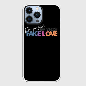 Чехол для iPhone 13 Pro Max с принтом FAKE LOVE в Новосибирске,  |  | bangtan boys | bts | бантаны | бтс