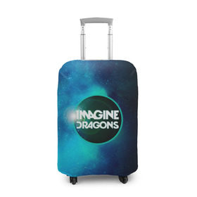 Чехол для чемодана 3D с принтом Imagine Dragons в Новосибирске, 86% полиэфир, 14% спандекс | двустороннее нанесение принта, прорези для ручек и колес | dragons | imagine | альтернативный | американская | арена | бэн макки | группа | драгонс | дэн платцман | дэн рейнольдс | имеджин | инди | индирок | поп | рок | уэйн сермон | электроник