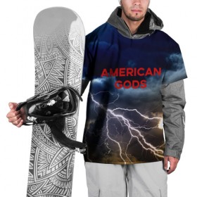 Накидка на куртку 3D с принтом American Gods в Новосибирске, 100% полиэстер |  | american gods | omg | американские боги | джиллиан андерсон | иэн макшейн | пабло шрайбер | фантастика | эмили браунинг