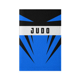 Обложка для паспорта матовая кожа с принтом Judo в Новосибирске, натуральная матовая кожа | размер 19,3 х 13,7 см; прозрачные пластиковые крепления | judo | sport | дзюдо | дзюдоист | спорт