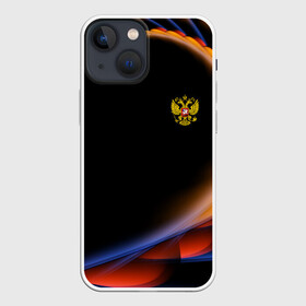 Чехол для iPhone 13 mini с принтом Sport Russia в Новосибирске,  |  | abstraction | grunge | russia | sport | абстракция | герб | краска | русский | символика рф | спорт | спортивный | триколор | униформа | форма | я русский