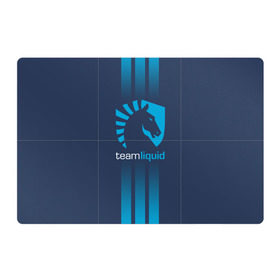 Магнитный плакат 3Х2 с принтом TEAM LIQUID E-SPORT в Новосибирске, Полимерный материал с магнитным слоем | 6 деталей размером 9*9 см | Тематика изображения на принте: 2019 | blue | cybersport | esport | liquid | logo | pro league | team | team liquid | киберспорт | логотип | тим ликвид | фирменные цвета