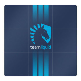 Магнитный плакат 3Х3 с принтом TEAM LIQUID E-SPORT в Новосибирске, Полимерный материал с магнитным слоем | 9 деталей размером 9*9 см | Тематика изображения на принте: 2019 | blue | cybersport | esport | liquid | logo | pro league | team | team liquid | киберспорт | логотип | тим ликвид | фирменные цвета