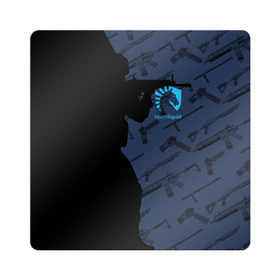 Магнит виниловый Квадрат с принтом TEAM LIQUID E-SPORT CS GO в Новосибирске, полимерный материал с магнитным слоем | размер 9*9 см, закругленные углы | 2019 | blue | cs go | cybersport | esport | liquid | logo | pro league | team | team liquid | киберспорт | логотип | тим ликвид | фирменные цвета