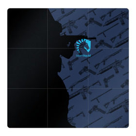 Магнитный плакат 3Х3 с принтом TEAM LIQUID E-SPORT CS GO в Новосибирске, Полимерный материал с магнитным слоем | 9 деталей размером 9*9 см | 2019 | blue | cs go | cybersport | esport | liquid | logo | pro league | team | team liquid | киберспорт | логотип | тим ликвид | фирменные цвета
