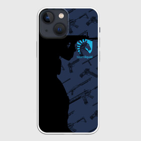 Чехол для iPhone 13 mini с принтом TEAM LIQUID E SPORT CS GO в Новосибирске,  |  | 2019 | blue | cs go | cybersport | esport | liquid | logo | pro league | team | team liquid | киберспорт | логотип | тим ликвид | фирменные цвета