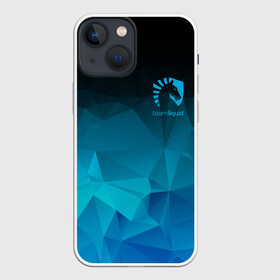 Чехол для iPhone 13 mini с принтом TEAM LIQUID E SPORT в Новосибирске,  |  | 2019 | blue | cybersport | esport | liquid | logo | pro league | team | team liquid | киберспорт | логотип | тим ликвид | фирменные цвета