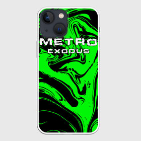Чехол для iPhone 13 mini с принтом Метро: Исход в Новосибирске,  |  | 2033 | 2035 | exodus | horror | metro | survival | артем | игры | исход | спарта | стелс | шутер | экшен