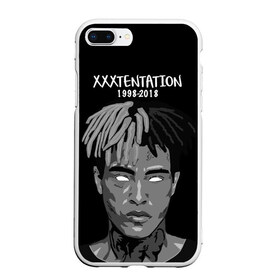 Чехол для iPhone 7Plus/8 Plus матовый с принтом Xxxtentation RIP в Новосибирске, Силикон | Область печати: задняя сторона чехла, без боковых панелей | at | i | look | me | p | r | r.i.p. | revenge | rip | x | xtentation | xxx | рэп