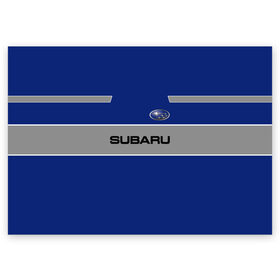 Поздравительная открытка с принтом Subaru в Новосибирске, 100% бумага | плотность бумаги 280 г/м2, матовая, на обратной стороне линовка и место для марки
 | subaru | марка | машины | субару