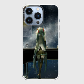 Чехол для iPhone 13 Pro с принтом Singer Miko Hatsune в Новосибирске,  |  | anime | aquamarin | aquamarine | everlasting | hatsune | j pop | miku | projectdiva | singer | summer | vocaloid | аквамарин | аниме | бесконечное | вокалоид | лето | мику | певица | хацуне | хацунэ