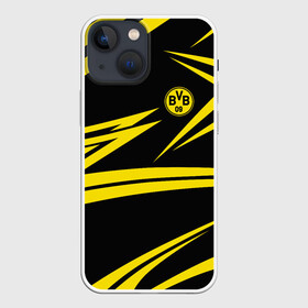 Чехол для iPhone 13 mini с принтом BORUSSIA. в Новосибирске,  |  | borussia | fc | football | football club | geometry | sport | texture | боруссия | геометрия | спорт | спортивные | текстура | униформа | фирменные цвета | фк | футбол | футбольный клуб