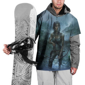 Накидка на куртку 3D с принтом Tomb Raider: Лара Крофт в Новосибирске, 100% полиэстер |  | adventure | lara croft | tomb rider | археолог | гробниц | крофт | лара | приключения | расхитительница