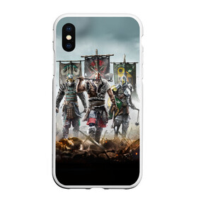 Чехол для iPhone XS Max матовый с принтом For Honor в Новосибирске, Силикон | Область печати: задняя сторона чехла, без боковых панелей | hack | slash | викинги | за честь | история | меч | оружие | рыцарь | самурай | топор | файтинг