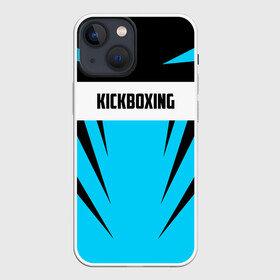 Чехол для iPhone 13 mini с принтом Kickboxing в Новосибирске,  |  | boxing | kickboxing | sport | боец | бой | бокс | боксер | борьба | кикбоксер | кикбоксинг | линии | надпись | полосы | россии | россия | рф | сборная | состязание | спорт | спортсмен | флаг