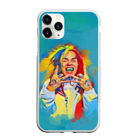 Чехол для iPhone 11 Pro Max матовый с принтом 6IX9INE PAINTS в Новосибирске, Силикон |  | Тематика изображения на принте: 6ix9ine | sixnine | tekashi