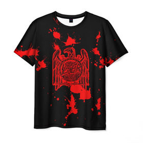 Мужская футболка 3D с принтом Slayer в Новосибирске, 100% полиэфир | прямой крой, круглый вырез горловины, длина до линии бедер | slayer | группа | гэри холт | керри кинг | метал | музыка | пентаграмма | песни | пол бостаф | рок | слаер | слайер | слеар | слеер | слейр | слеяр | том арайа | трэш | тяжелый | хеви