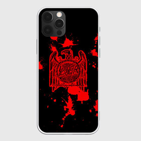 Чехол для iPhone 12 Pro Max с принтом Slayer в Новосибирске, Силикон |  | slayer | группа | гэри холт | керри кинг | метал | музыка | пентаграмма | песни | пол бостаф | рок | слаер | слайер | слеар | слеер | слейр | слеяр | том арайа | трэш | тяжелый | хеви