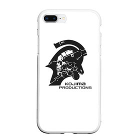 Чехол для iPhone 7Plus/8 Plus матовый с принтом KOJIMA PRODUCTIONS в Новосибирске, Силикон | Область печати: задняя сторона чехла, без боковых панелей | hideo kojima | hilermo del toro | kojima productions | norman reedus | бурят гений | гильермо дель торо | леа сейду | лея | мадс миккельсен | норман ридус | хидео кодзима