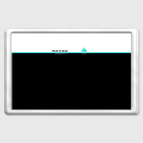 Магнит 45*70 с принтом Detroit AX400 в Новосибирске, Пластик | Размер: 78*52 мм; Размер печати: 70*45 | Тематика изображения на принте: 2038 | connor | dbh | detroit | gamer | kara | андроид | девиант | детройт | кара | квест | коннор | маркус