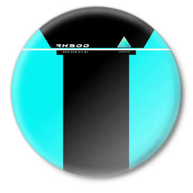 Значок с принтом Detroit RK900 в Новосибирске,  металл | круглая форма, металлическая застежка в виде булавки | 2038 | connor | dbh | detroit | gamer | kara | андроид | девиант | детройт | кара | квест | коннор | маркус