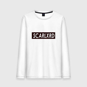 Мужской лонгслив хлопок с принтом scarlxrd_black в Новосибирске, 100% хлопок |  | Тематика изображения на принте: scarlxrd | мариус