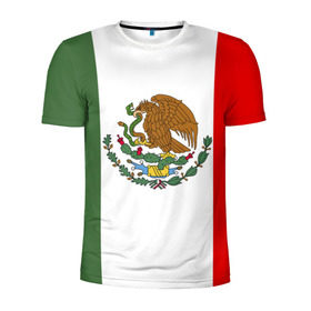 Мужская футболка 3D спортивная с принтом Мексика Чемпионат Мира в Новосибирске, 100% полиэстер с улучшенными характеристиками | приталенный силуэт, круглая горловина, широкие плечи, сужается к линии бедра | Тематика изображения на принте: mexico | бразилия | мексика | сборная мексики | футбол | чемпионат мира