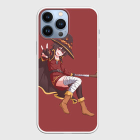 Чехол для iPhone 13 Pro Max с принтом Megumin peace в Новосибирске,  |  | konosuba | megumin | мегумин