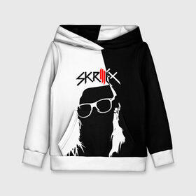 Детская толстовка 3D с принтом Skrillex в Новосибирске, 100% полиэстер | двухслойный капюшон со шнурком для регулировки, мягкие манжеты на рукавах и по низу толстовки, спереди карман-кенгуру с мягким внутренним слоем | Тематика изображения на принте: john | moore | skrilex | skrillex | sonny | twipz | бростеп | джон | диджей | композитор | музыкант | мур | продюсер | скрайлекс | скрайллекс | скрилекс | скриллекс | сонни | хаус | электро