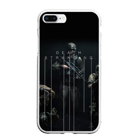 Чехол для iPhone 7Plus/8 Plus матовый с принтом DEATH STRANDING в Новосибирске, Силикон | Область печати: задняя сторона чехла, без боковых панелей | hideo kojima | hilermo del toro | kojima productions | norman reedus | бурят гений | гильермо дель торо | леа сейду | лея | мадс миккельсен | норман ридус | хидео кодзима