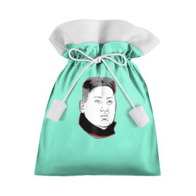 Подарочный 3D мешок с принтом Ким чен ын в Новосибирске, 100% полиэстер | Размер: 29*39 см | Тематика изображения на принте: 