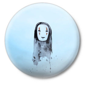 Значок с принтом Унесенные призраками в Новосибирске,  металл | круглая форма, металлическая застежка в виде булавки | Тематика изображения на принте: spirited away | миядзаки | хаяо