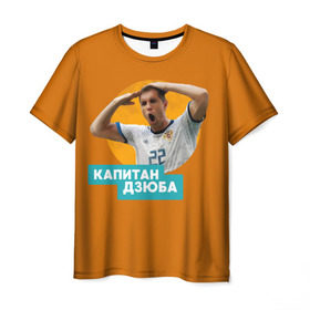 Мужская футболка 3D с принтом Артем Дзюба в Новосибирске, 100% полиэфир | прямой крой, круглый вырез горловины, длина до линии бедер | артем дзюба | сборная россии