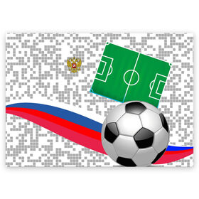 Поздравительная открытка с принтом Русский футбол в Новосибирске, 100% бумага | плотность бумаги 280 г/м2, матовая, на обратной стороне линовка и место для марки
 | football | russia | sport | акинфеев | матч | россия | россия хорватия | россия чемпион | сборная россии | спорт | футбол