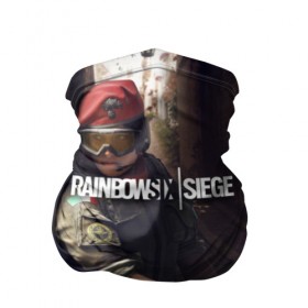 Бандана-труба 3D с принтом RAINBOW SIX SIEGE ALIBI в Новосибирске, 100% полиэстер, ткань с особыми свойствами — Activecool | плотность 150‒180 г/м2; хорошо тянется, но сохраняет форму | Тематика изображения на принте: 