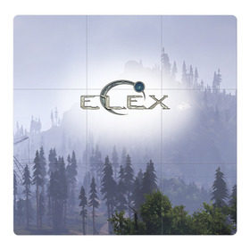 Магнитный плакат 3Х3 с принтом Elex в Новосибирске, Полимерный материал с магнитным слоем | 9 деталей размером 9*9 см | 