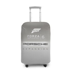 Чехол для чемодана 3D с принтом Forza Motorsport 6 в Новосибирске, 86% полиэфир, 14% спандекс | двустороннее нанесение принта, прорези для ручек и колес | gear | top | авангард | вип | гонки | машина | офф | порше | сиквел | сила | скорость | спин